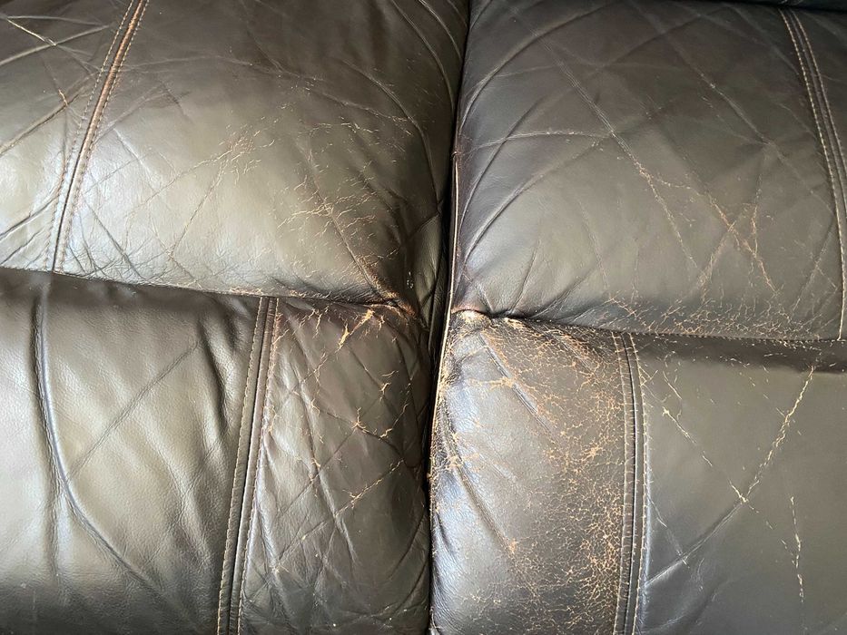 Комплект кожени дивани двойка и тройка