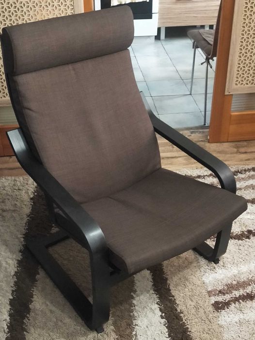 Кресло IKEA Poang + оттоманка