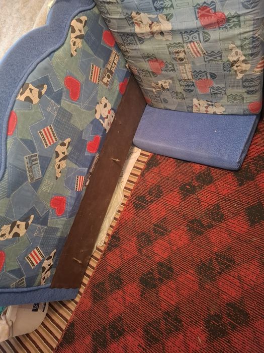 Детский диван  синий