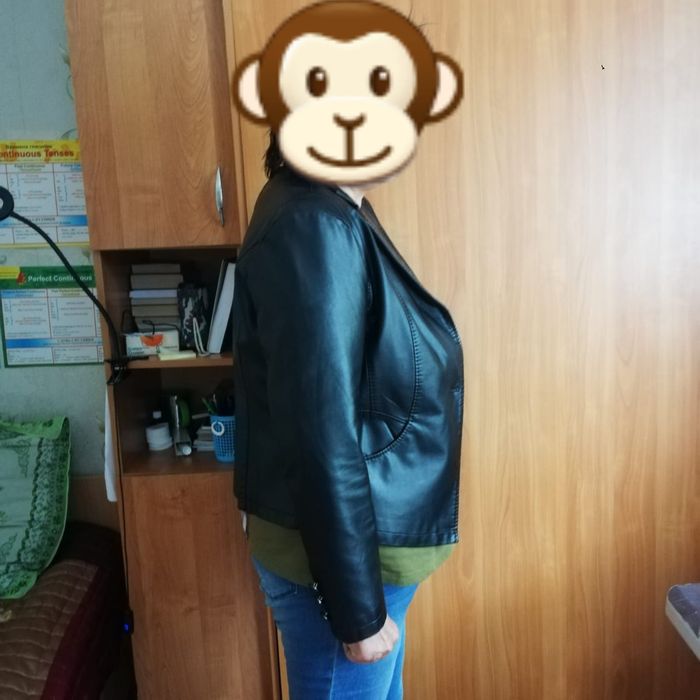 Женская кожанная куртка