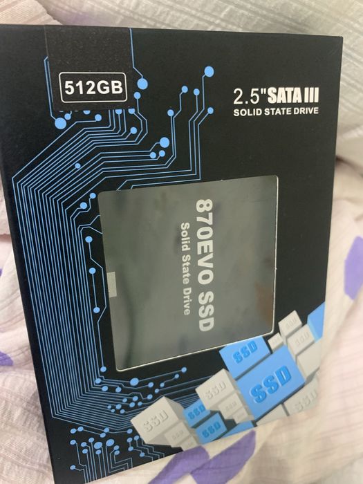 SSD 2.5” SATA III на 512 ГБ