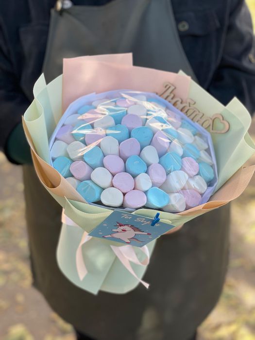 Букет из маршмеллоу