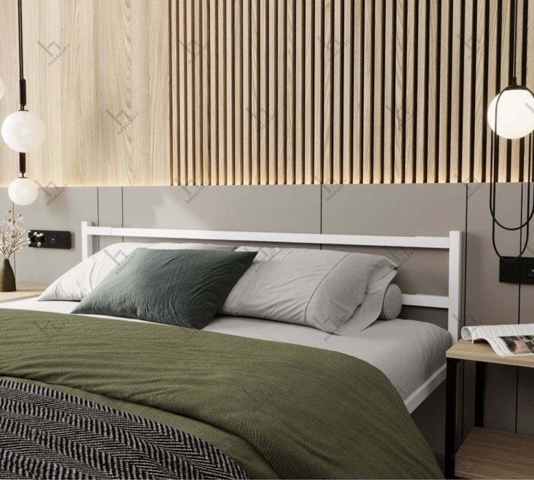 Кровать металлическая, Лофт Евро Стиле, От Производителя,