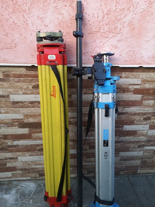 Leica Геодизични Инструменти Триноги за Оптичен Нивелир Щок  Gnss Прие