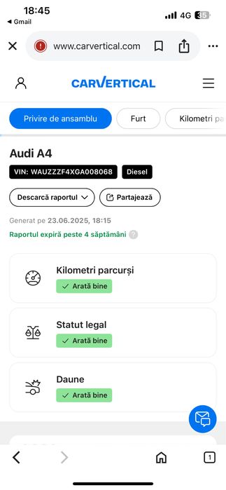 Vand Audi A4 Berlina