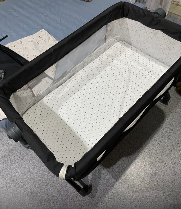 Детская приставная кроватка