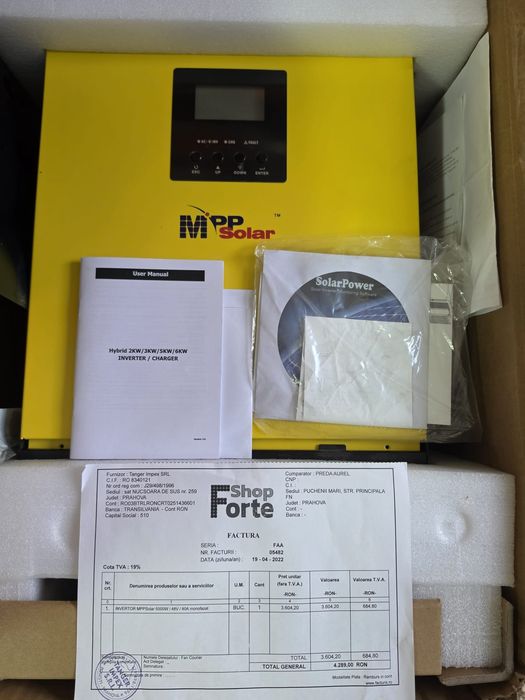 Invertor panouri fotovoltaice