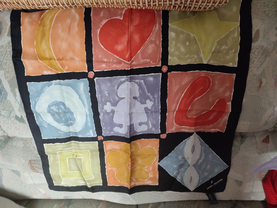 копринен шал Daniel hechter paris вносен испански вълнен шал