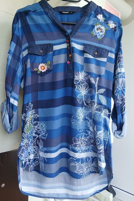 Cămașă Desigual noua fără eticheta