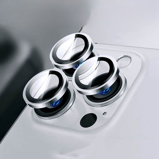 Стъклен Протектор за Камера за Apple iPhone 16 / 15 / 14 Pro / Рингове