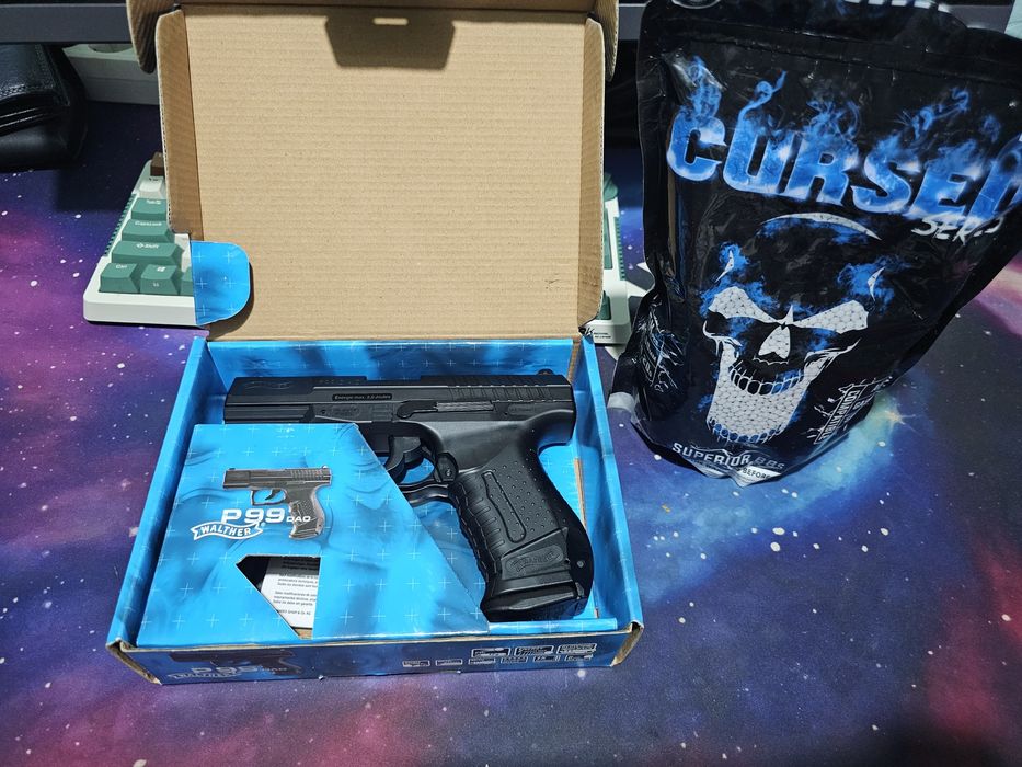 Pistol Airsoft Walther P99 DAO CO2 2J