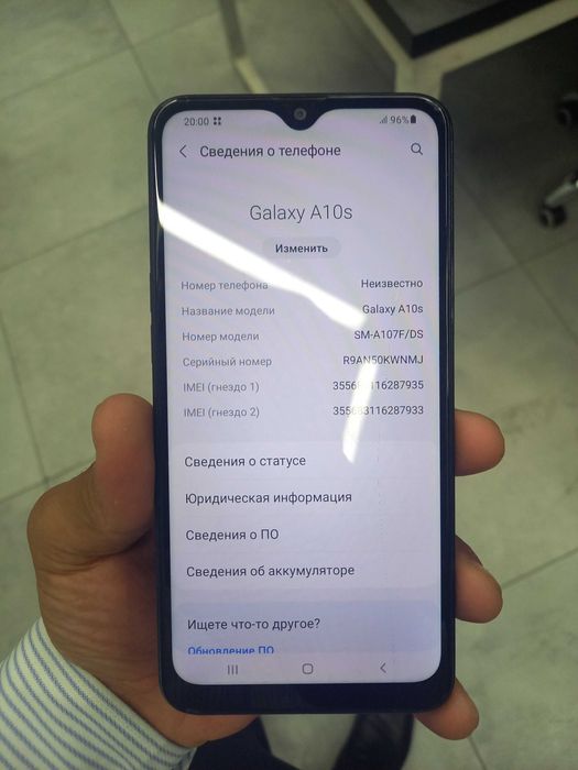 Galaxy A10s ishlatsa boladi, qotadi