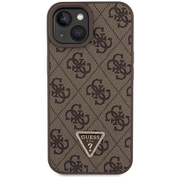 Guess guhcp15sp4tdscpw iphone 15 / 14 / 13 6.1" brown hardcase crossbo