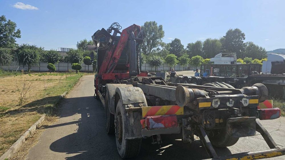 MAN TGA 26,430 6X2 Abroll cu Macara Epsilon 110Z si graiffer