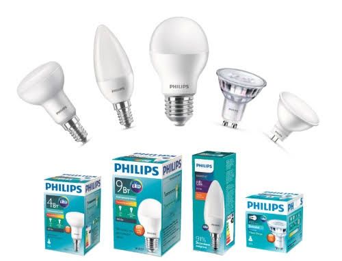Энергосберегающие лампочки E27 Philips Osram