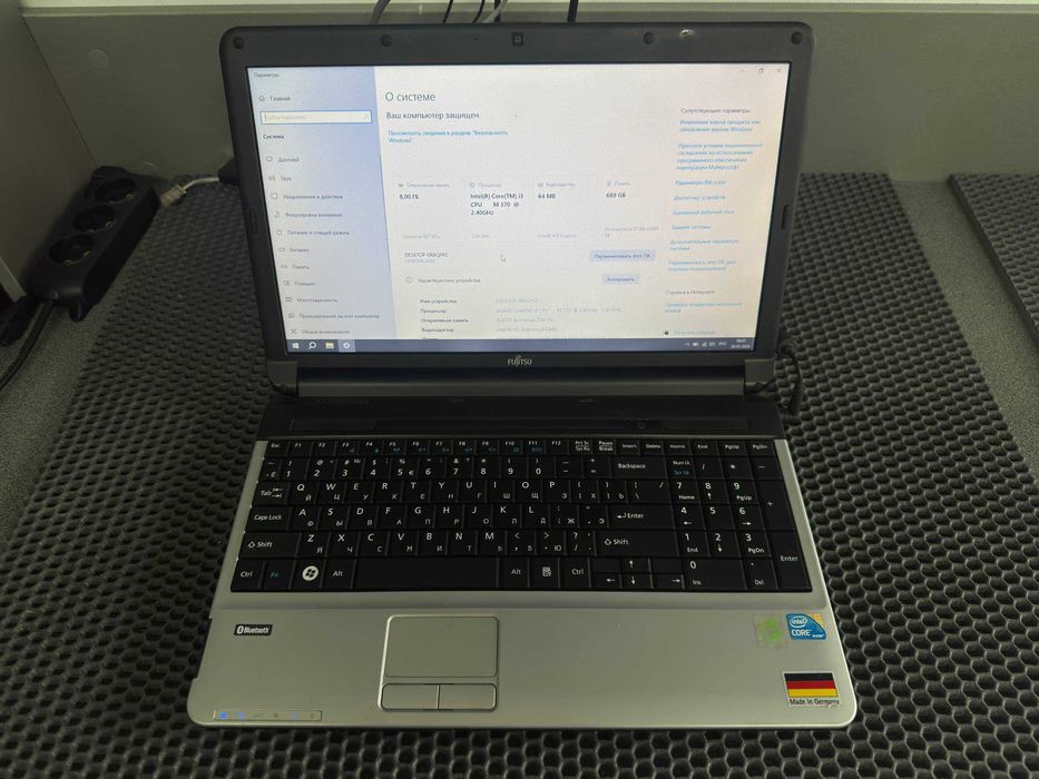 Ноутбук Fujitsu Lifebook A530 i3-M310/ 8GB D3/ 256GB SSD/ 500GB HDD