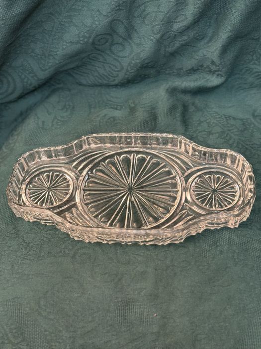 Руски и български кристал-сервиз за торта, вази, фруктиери и  др.