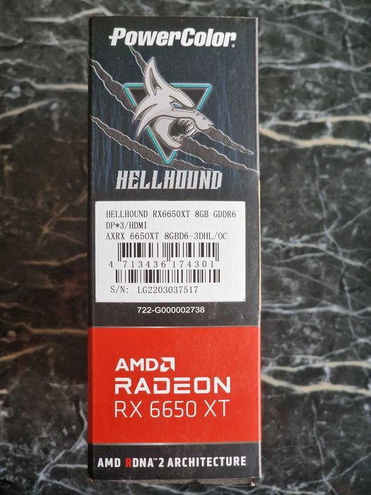Hellhound AMD Radeon™ RX 6650 XT 8GB GDDR6