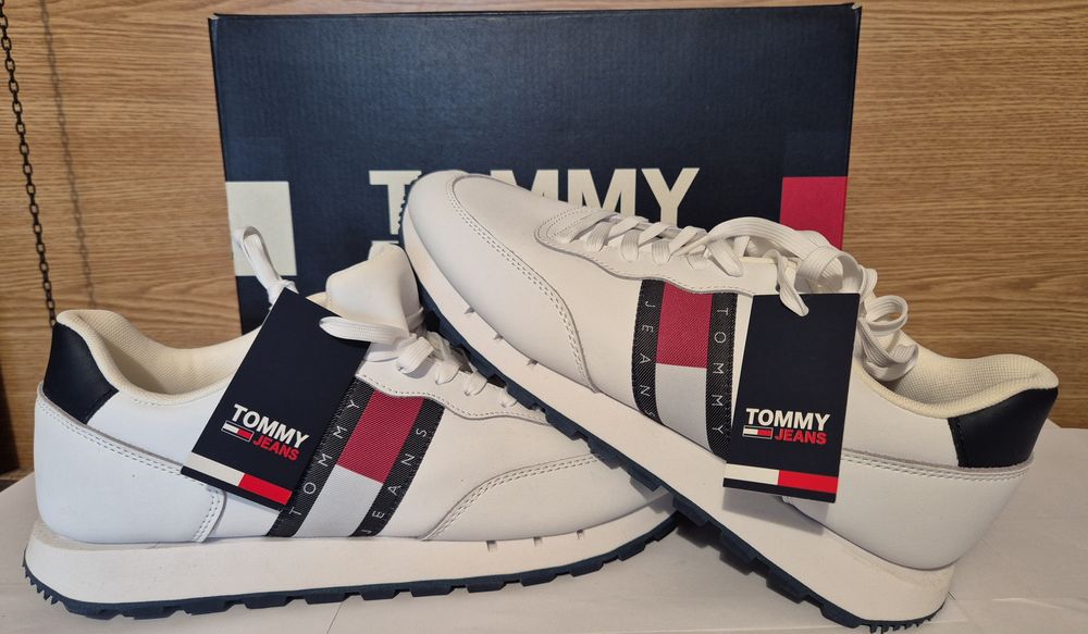 Sneakers noi piele naturală Tommy Jeans M44