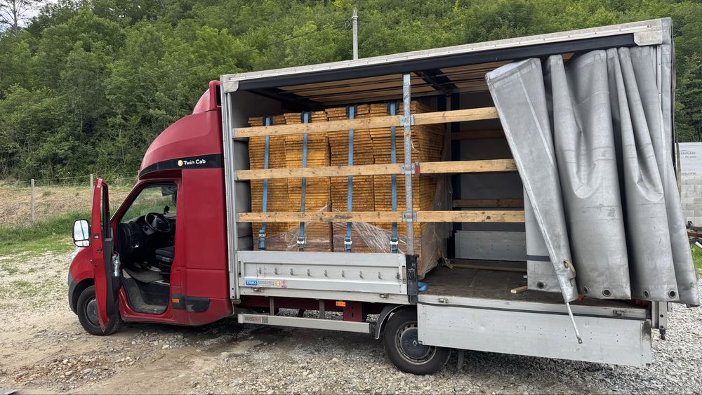 Transport Marfă Intern – Dubă Prelată 8 Paleți (3.5 Tone)
