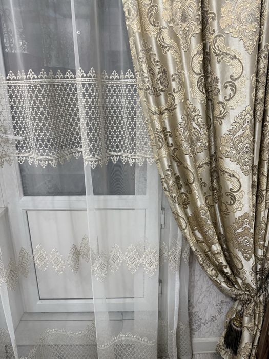 Шторы в наборе с тюлью