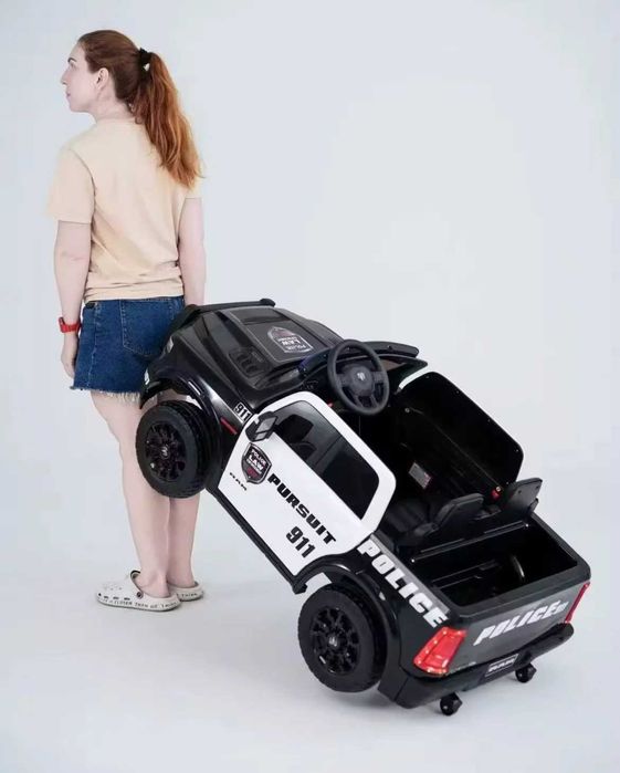 Masinuta electrica de politie DODGE RAM 2500 REBEL, 400W, 24V