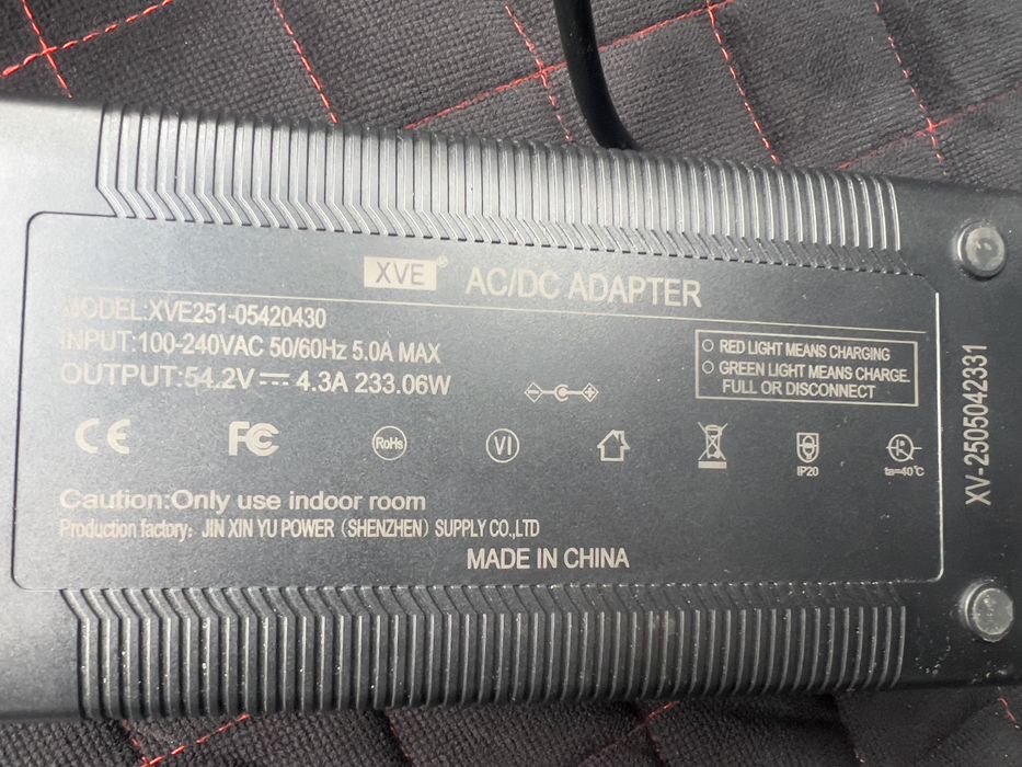 Адаптер,Зарадка на элетробайк