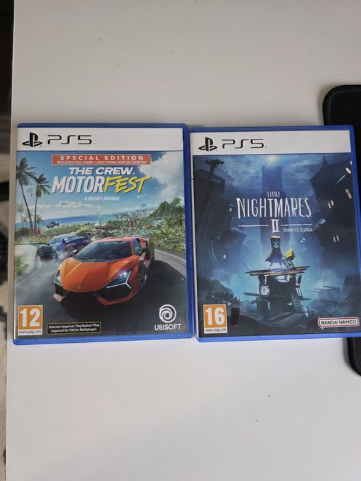 The crew motorfest + Little nightmares 2 , pentru playstation 5 , ps5