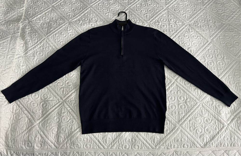 Кофта полузамок мужская новая zegna