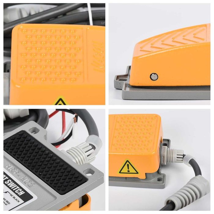 НОВ! Метален педален превключвател – моментен, устойчив, IP54