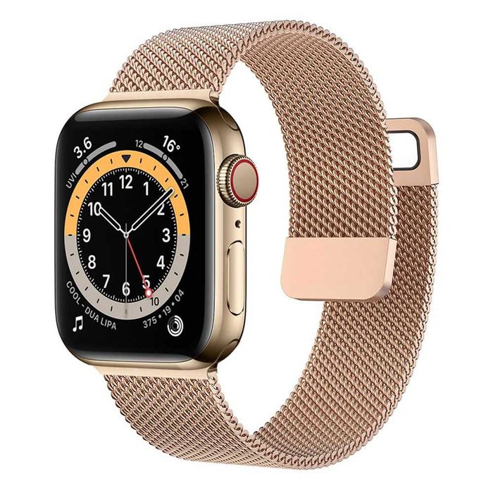 Curea milanese loop cu magnet ceas Apple Watch 10 9 8 7 6 5 Ultra 49mm