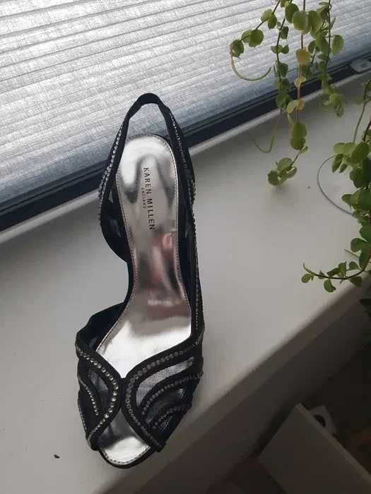 Sandale stiletto cu cristale Karen Millen – mărimea 36