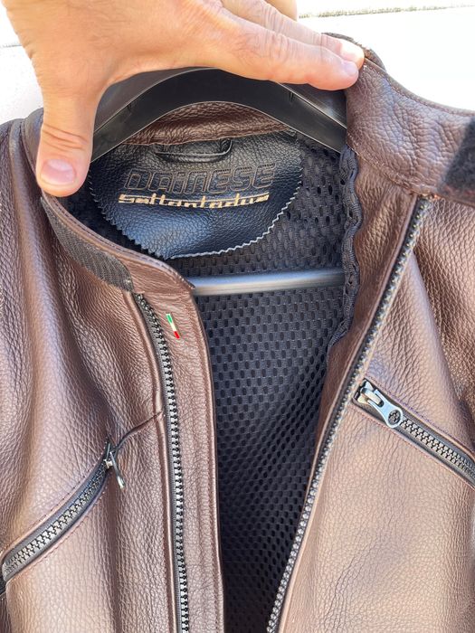 КАТО НОВО мото кожено яке DAINESE размер 50