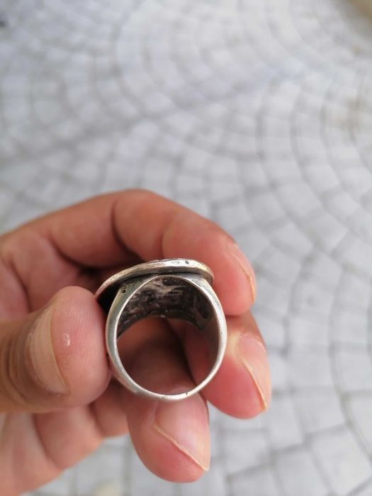 Сребарен пръстен  23гр диаметър халка20мм