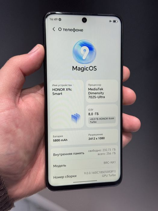 Honor X9c Smart 256gb ozu 8