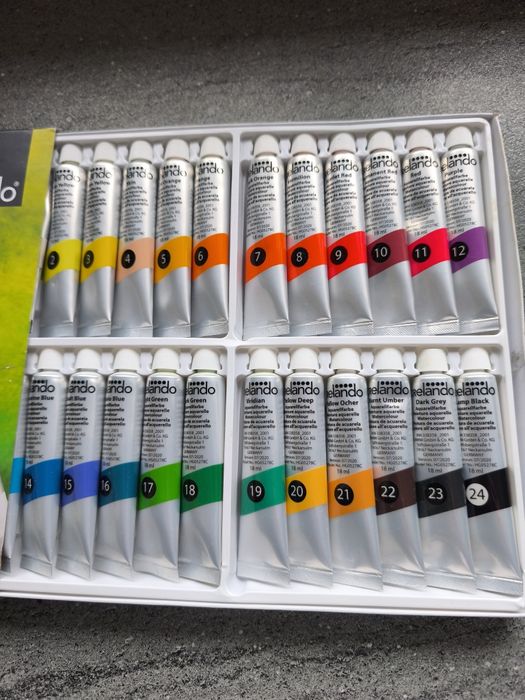 Водни и маслени бои Crelando.