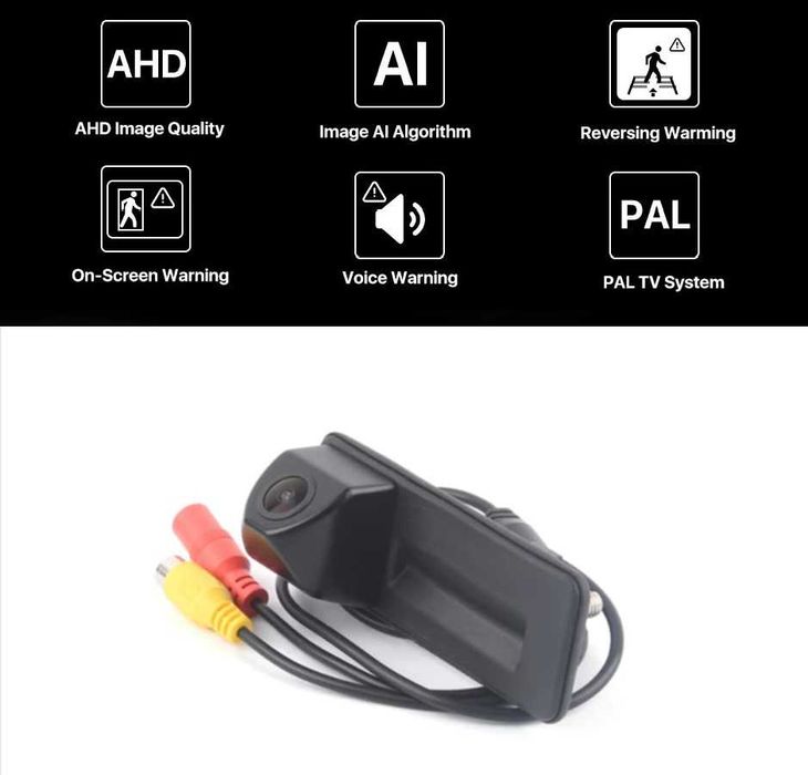 Camera pentru parcare dedicata SKODA Octavia2 cu BUZZER de atentionare