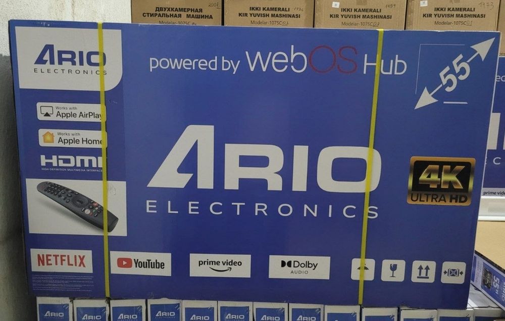 32,43,55,65 телевизор смарт андроид Ario от диллера