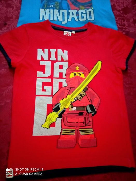 TRICOURI băieți cu lego NINJAGO.Varsta 5- 6 ani.116 cm
