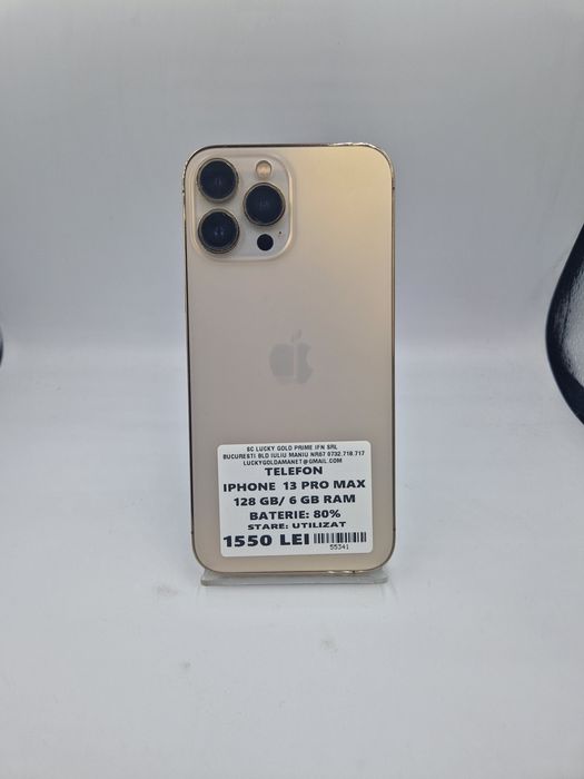 IPHONE 13 PRO MAX 128 GB / 80% BATERIE Ganatie ! #55341