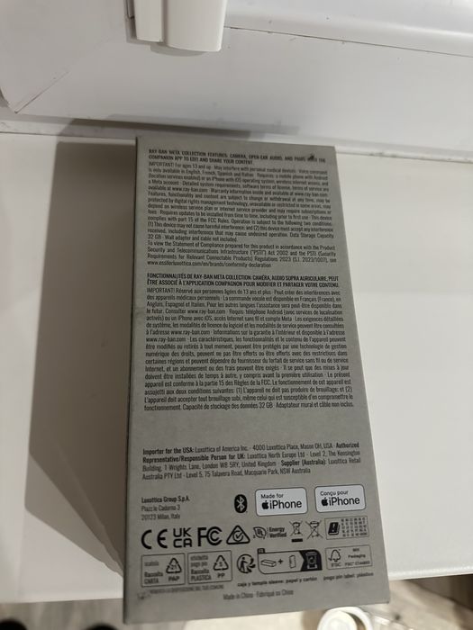 Очки Ray Ban Meta Wayfarer