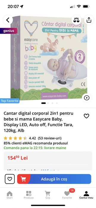 Cantar bebe easycare 2 in 1