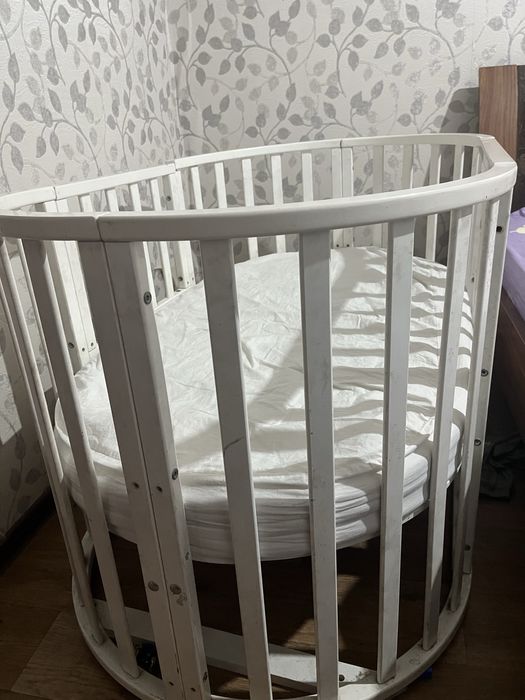 Кроватка трансформер с матрасами