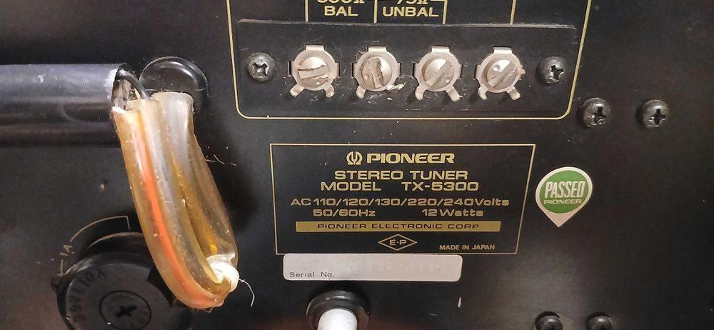 Ретро Pioneer TX-5300 тунер