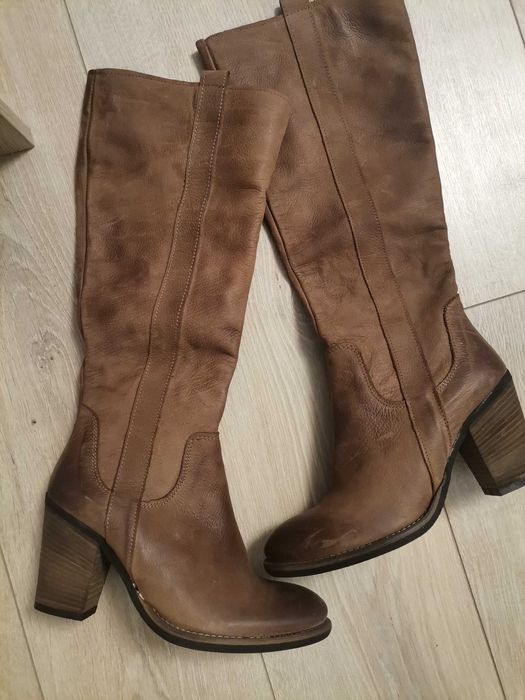 Ботуши  естествена кожа Италия