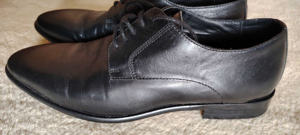 Официални мъжки обувки MONNI - естествена кожа.