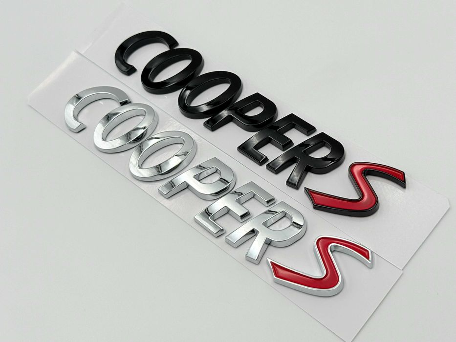 Emblema Compatibila Mini COOPER S negru