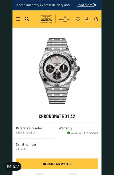 breitling chronomat B01 42