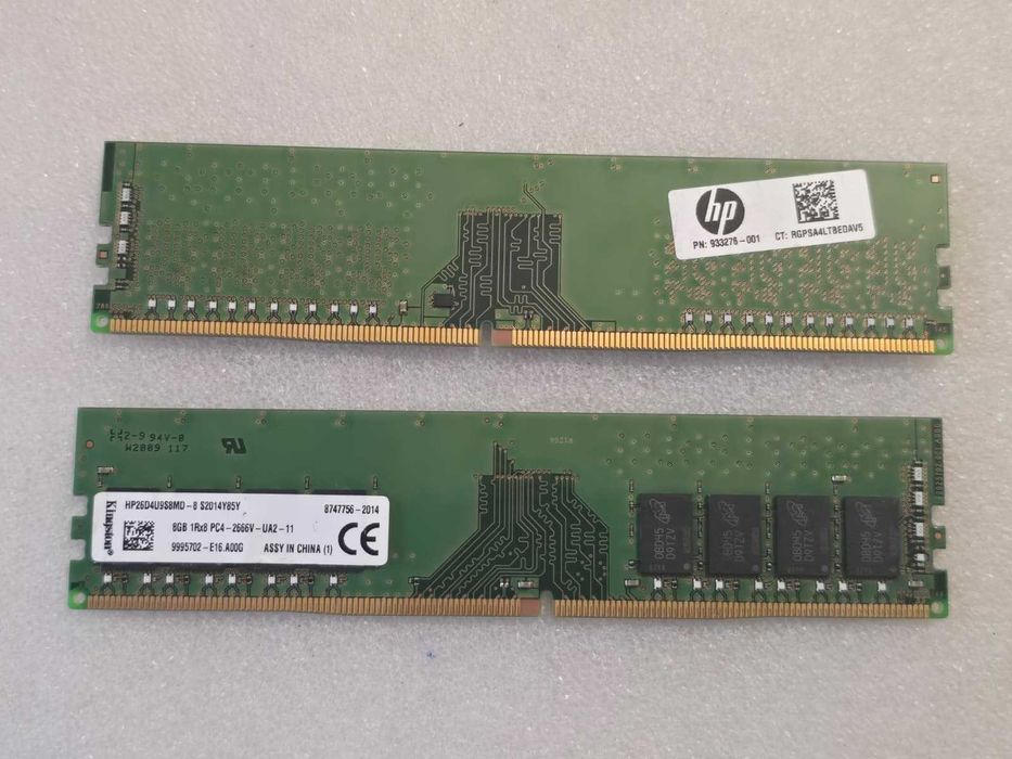 Kit Memorie RAM 16GB (2x8GB) DDR4 Kingston 2666MHz CL19 (HP26D4U9S8MD-8)