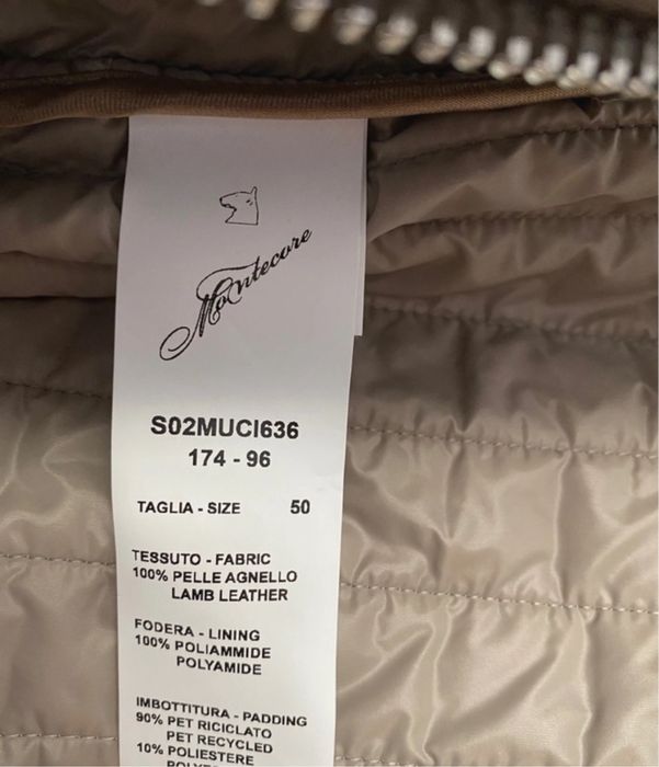 Geaca de top MONTECORE | Made In Italy | 100% Lamb Leather